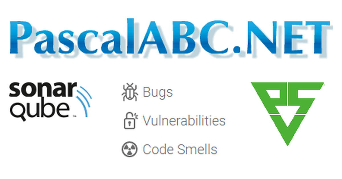 Analysis Of Pascalabc Net Using Sonarqube Plugins Sonarc And Pvs Studio